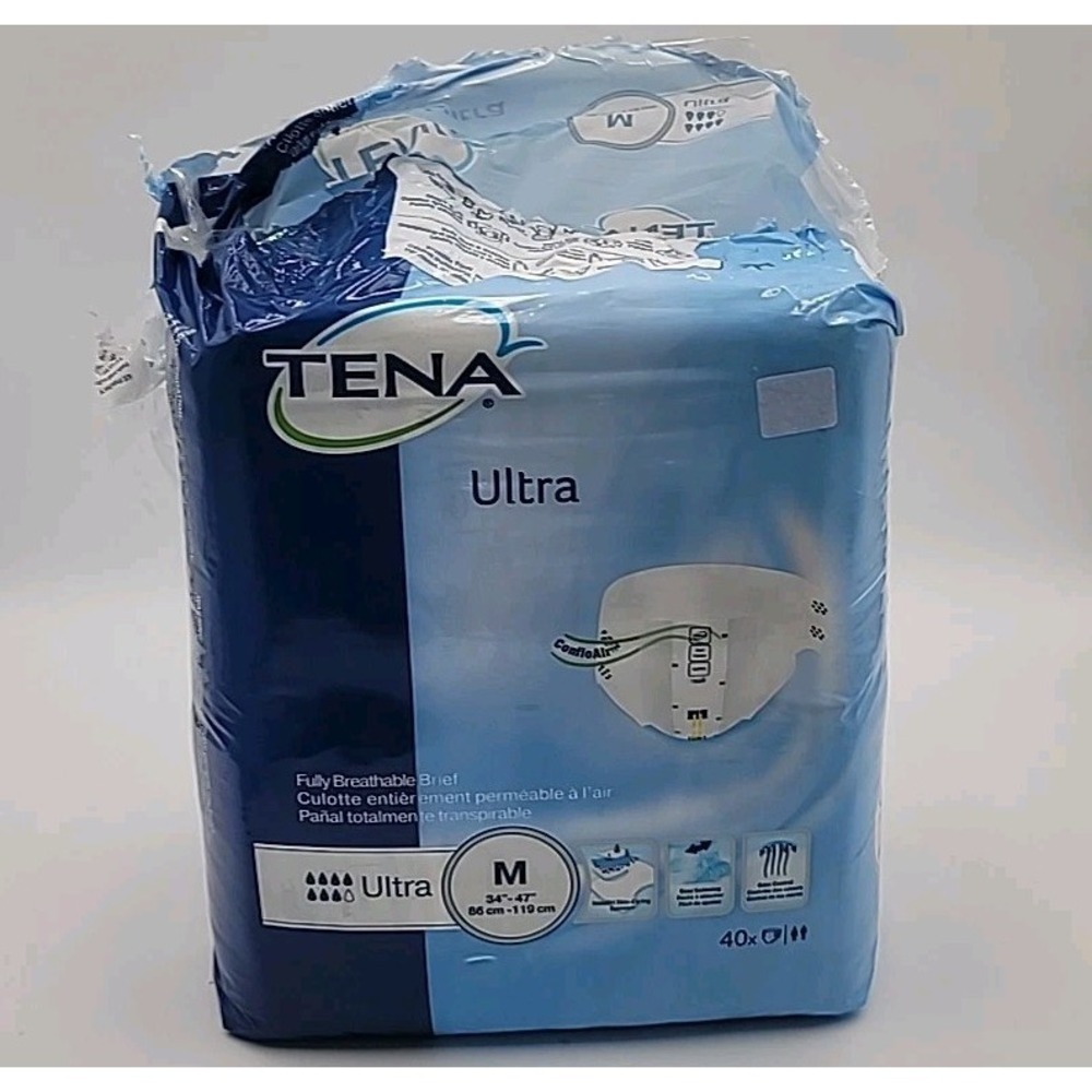 40ct Tena Ultra Adult Diapers Medium Incontinence‎ Diapers